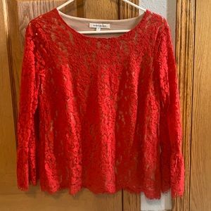 Rose + Olive lace blouse